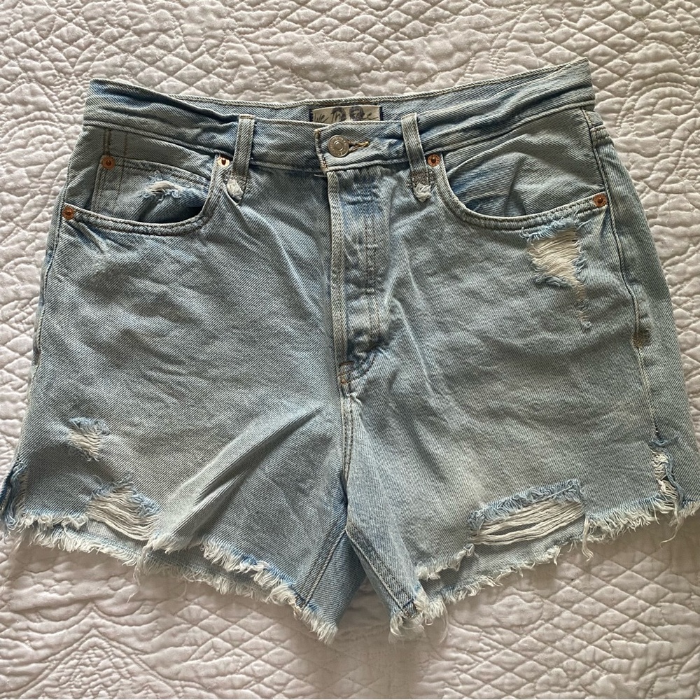 Free People jean shorts